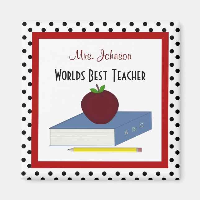 Personlig Teacher Magnet (Framsidan)