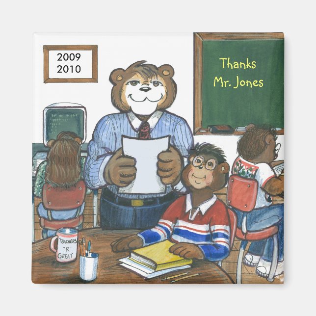 Personlig Teacher Magnet (Framsidan)