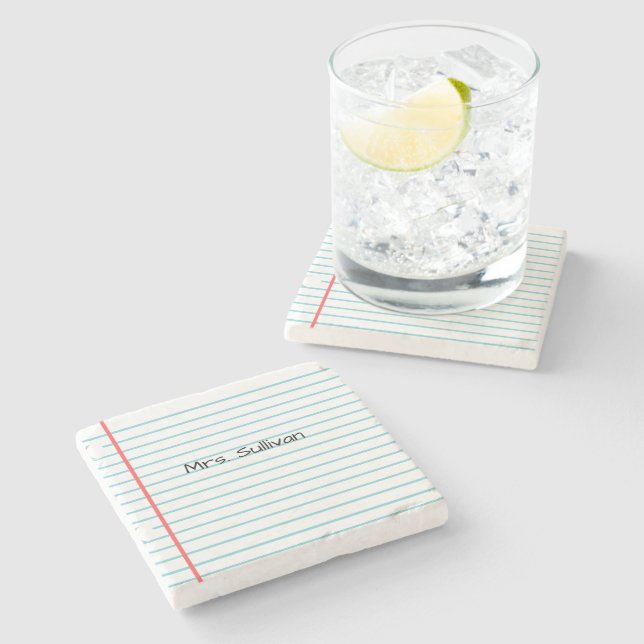 Personlig Teacher Stone Underlägg (Sidan)