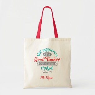 Personlig Teacher Tote bags (Influensakurser) Tygkasse