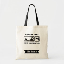 Personlig Teacher Tote bags (Simma Instruktör) Tygkasse