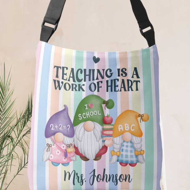Personlig Teacher Tote och Shoulder Bag Axelväska (Skapare uppladdad)