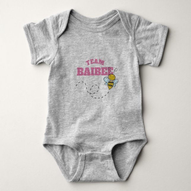 PERSONLIG TEAM BABY BABY BODYSUIT T SHIRT (Framsida)