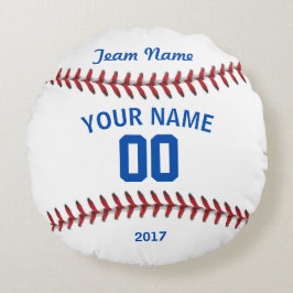 Personlig Team Baseball Sport Rund Kudde