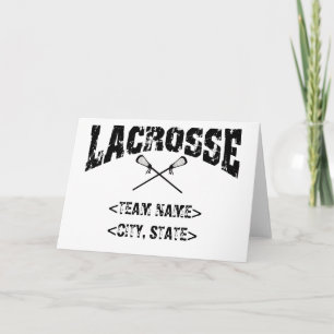 Personlig Team City State Lacrosse T-Shirts Kort