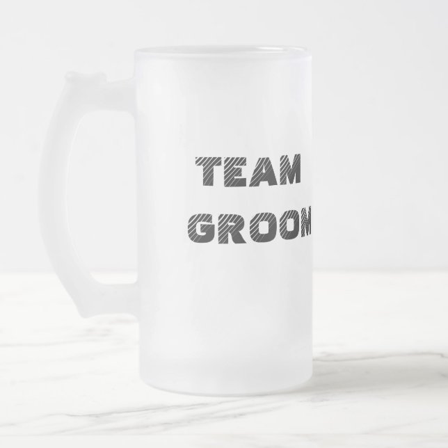 Personlig Team Groom Mugg (Vänster)