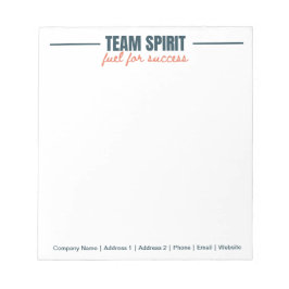 Personlig Team Inspirational Office Corporate Anteckningsblock