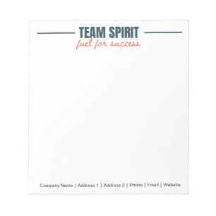 Personlig Team Inspirational Office Corporate Anteckningsblock