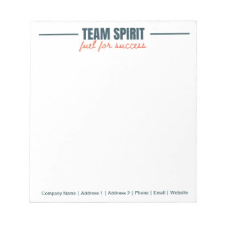 Personlig Team Inspirational Office Corporate Anteckningsblock