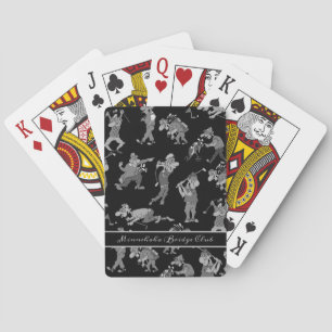 Personlig Tecknad Golfers Casinokort