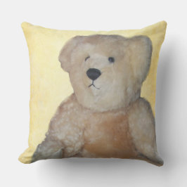 Personlig Teddybjörn v1 Kudd 20" x 20" Kudde