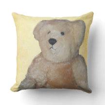 Personlig Teddybjörn v1 Kudd 20" x 20"