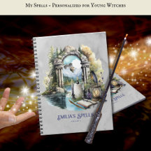 Personlig Teenage Witch Spell Bok Grimoire