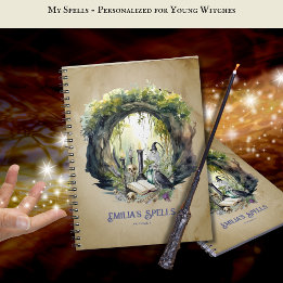 Personlig Teenage Witch Spell Bok Grimoire Anteckningsbok