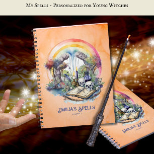 Personlig Teenage Witch Spell Bok Grimoire Anteckningsbok