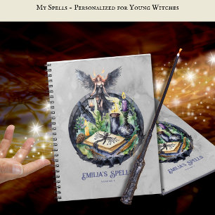 Personlig Teenage Witch Spell Bok Grimoire Anteckningsbok