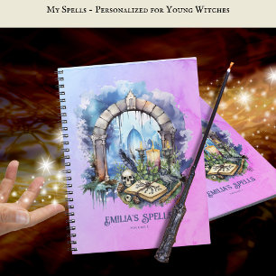 Personlig Teenage Witch Spell Bok Grimoire Anteckningsbok
