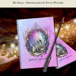 Personlig Teenage Witch Spell Bok Grimoire Anteckningsbok