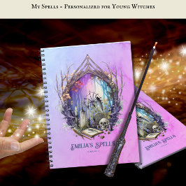 Personlig Teenage Witch Spell Bok Grimoire Anteckningsbok