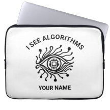Personlig teknik laptopsleeve med anpassad text
