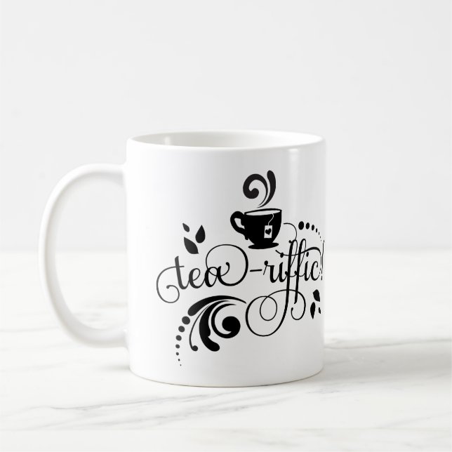 Personlig tekopp Bästa mamma någonsin Kaffemugg (Vänster)