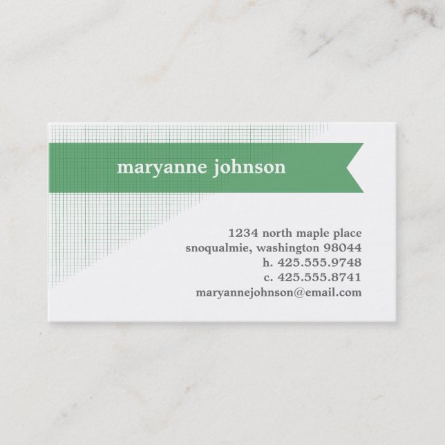 Personlig telefonkort för linnebaner (Framsida)