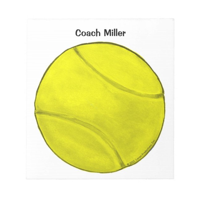 Personlig Tennis Anteckningsblock (Framsida)