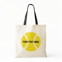 Personlig tennis boll tote bags