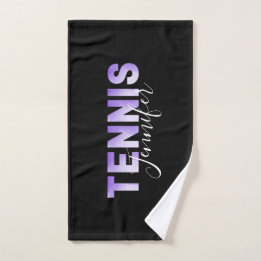Personlig Tennis Girls Namn Lila Ombre Trendig