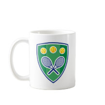 Personlig tennis-kaffe mugg
