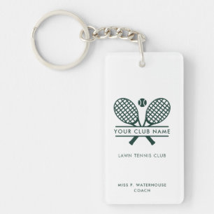 Personlig Tennis Klubb Coach Namn Swag