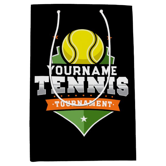 Personlig Tennis Player NAMN Varsity Tournament (Framsidan)