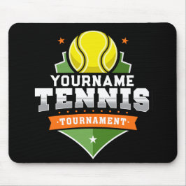 Personlig Tennis Player NAMN Varsity Tournament Musmatta