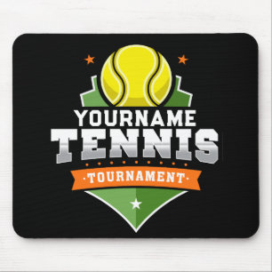 Personlig Tennis Player NAMN Varsity Tournament Musmatta