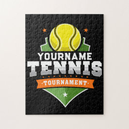 Personlig Tennis Player NAMN Varsity Tournament Pussel