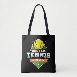 Personlig Tennis Player NAMN Varsity Tournament Tygkasse
