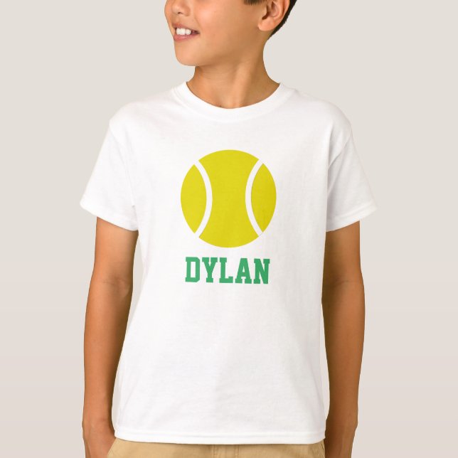 Personlig Tennis T-Shirt (Framsida)