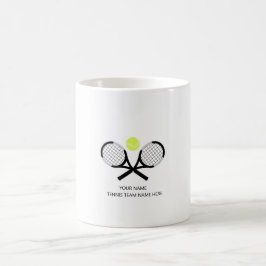 Personlig Tennis Team Gift Kaffemugg
