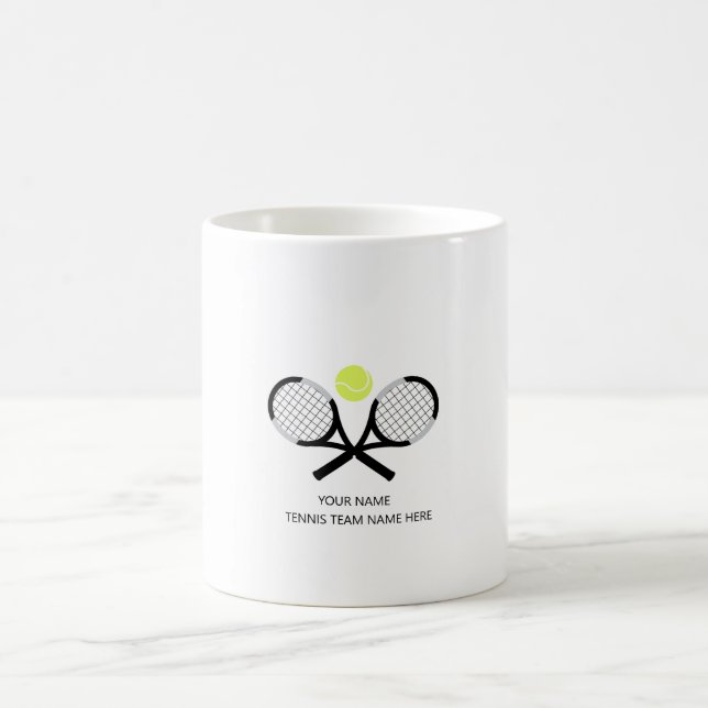 Personlig Tennis Team Gift Kaffemugg (Center)