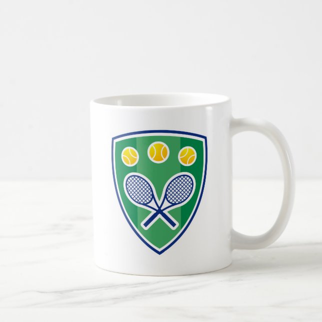 Personlig tenniskopp för kaffe kaffemugg (Höger)