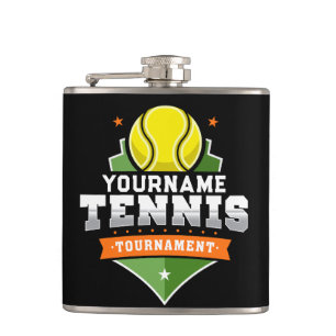 Personlig Tennisspelare NAMN Variabel Turnering Fickplunta