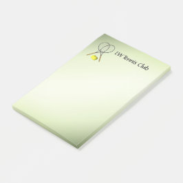Personlig Tennistid Post-it Block