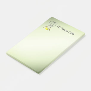 Personlig Tennistid Post-it Block