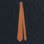 Personlig Terracotta Bröllop Groom Neck Tie Slips<br><div class="desc">Om du är tittar för en bröllop-slips som är både modern och minimalistisk är vår Terracotta-halsdesigneplan perfektens val ©️ 2023. Baksidan av sliten är personlig med brudgummen/groomsman initialer,  du kan ta bort detta om du bara vill ha en passande solid slips utan skrivskydd</div>