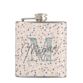 Personlig Terrazzo Monogram Fickplunta