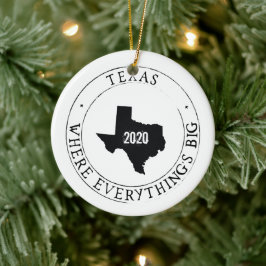 Personlig Texas Ornament