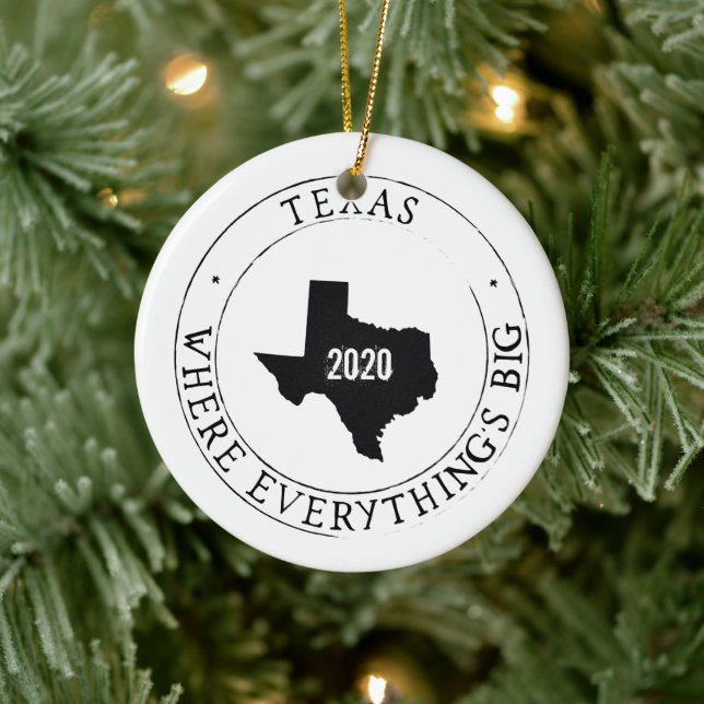 Personlig Texas Ornament (Träd)