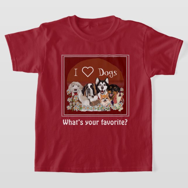 Personlig Text Hundpaket Klubb T-Shirt (Laydown)