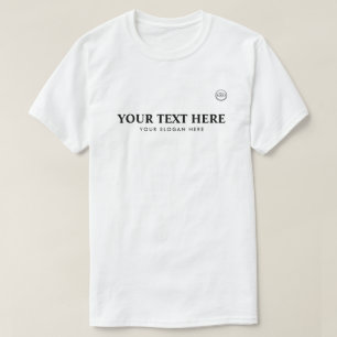 Personlig text logotyp slogan t shirt
