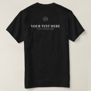 Personlig text logotyp slogan t shirt
